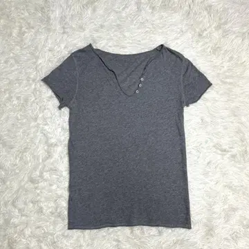 Zadig&Voltaire 반팔 티셔츠 XS 디자인 면 100% 그레이