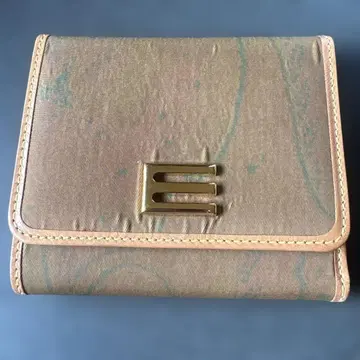 ETRO 3단 폴더형 지갑 페이즐리 무늬