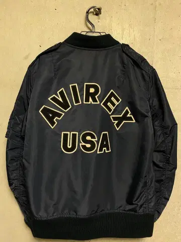AVIREX MA-1 플라이트 자켓 네이비