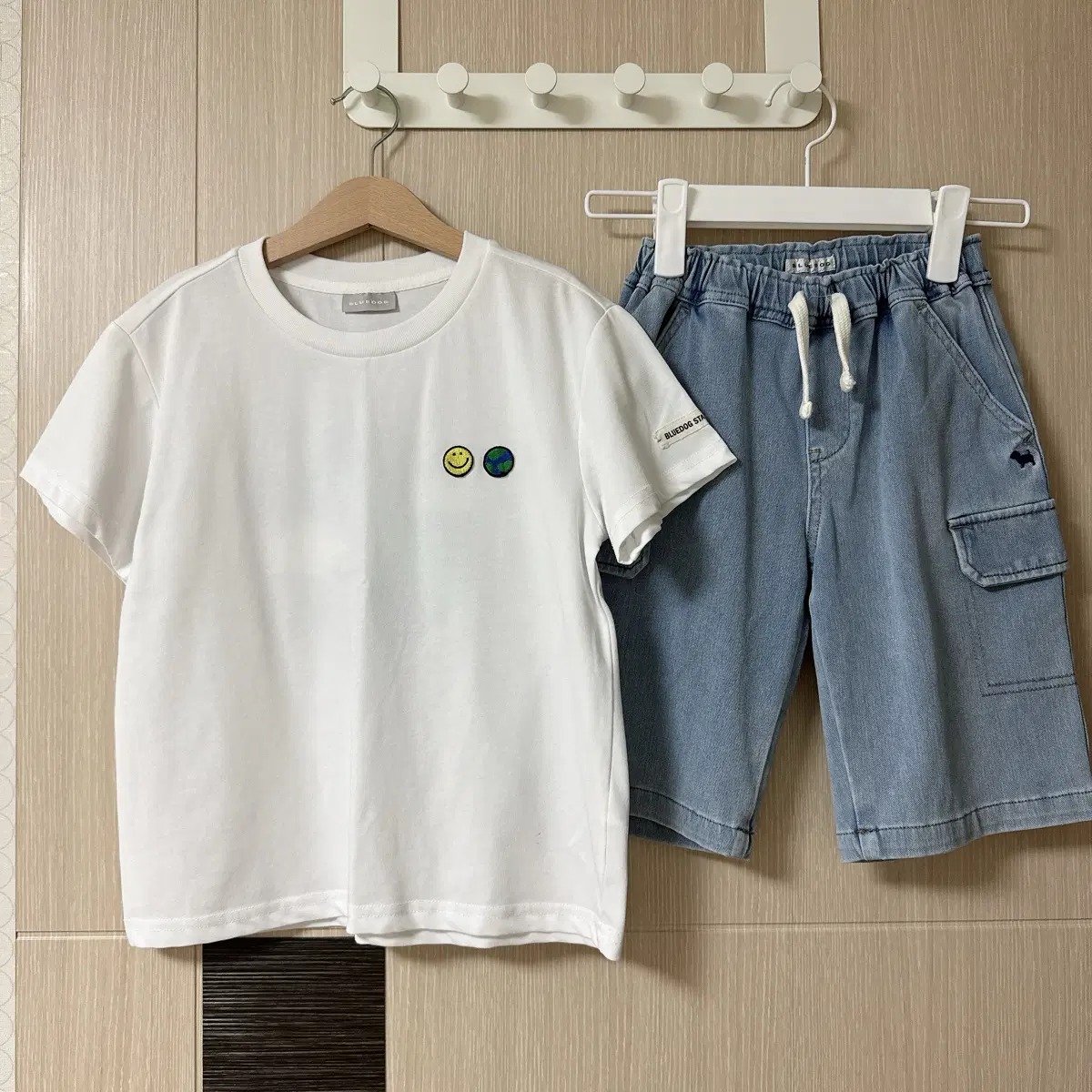 블루독베이비 반팔티+반바지 세트