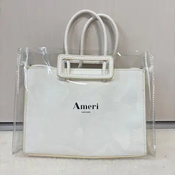Ameri VINTAGE COVER SHOPPER BAG 화이트