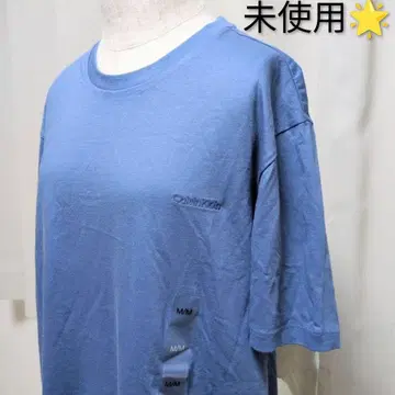 [미사용] 택 포함 새상품 Calvin Klein T셔츠 네이비 블루 M