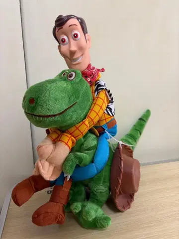 토이스토리 CAR 우디 렉스 봉제 인형