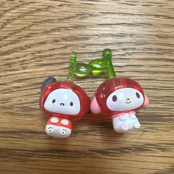 산리오 포차코 마이멜로디 체리 키링
