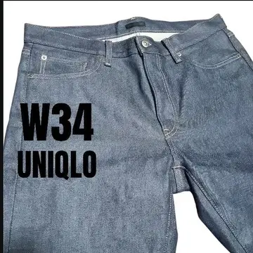 [컨디션 최상] W34 빅 사이즈 유니클로 셀비치 데님 카이하라