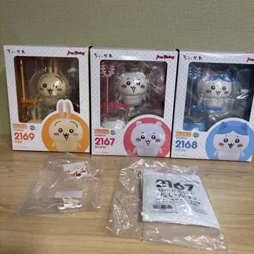 특전 포함 넨도로이드 치이카와 하치와레 토끼 3체 세트
