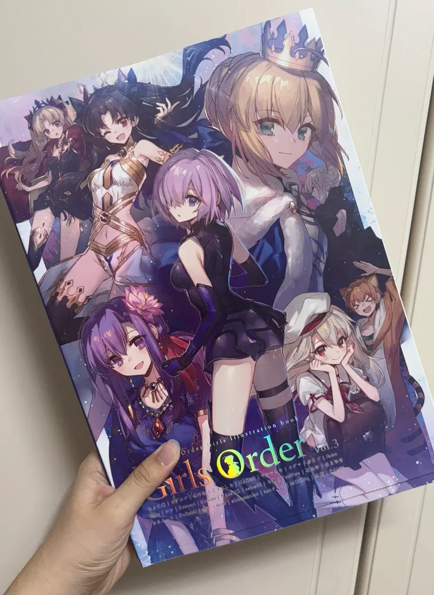 페그오 fgo girls order No.3 걸즈 오더 일러스트집 3권