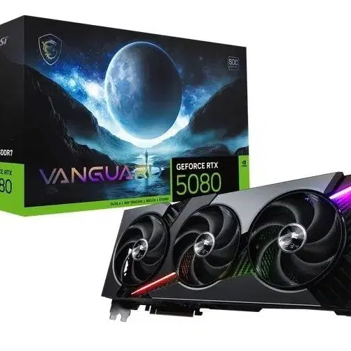 MSI 지포스 RTX 5080 뱅가드 SOC D7 16GB 하이퍼프로져