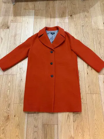 A.P.C. 울 코트 오렌지 36 사이즈