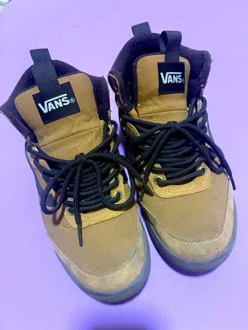 vans 브라운 하이컷 스니커즈