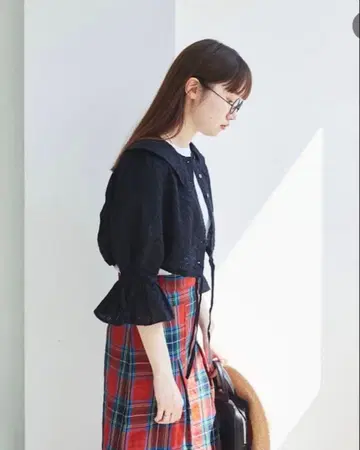 figlondon 5부 소매 블라우스