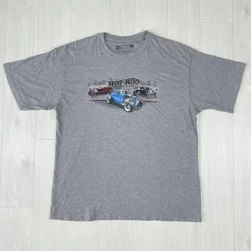 HOT ROD 미국차 클래식카 랠리 프린트 T셔츠 남성용 L