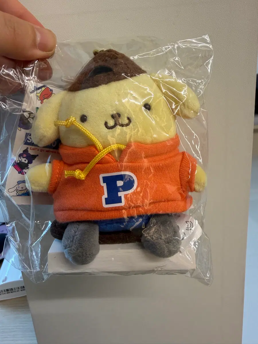 보드타는 폼폼푸린 폼푸 인형키링
