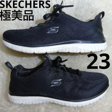 컨디션 최상 SKECHERS 메모리폼 와이드핏 스니커즈 블랙