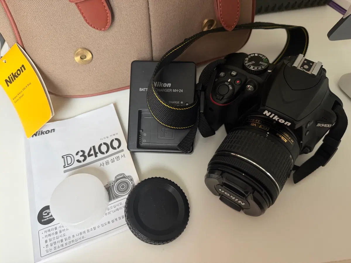 니콘 d3400 nikon DSLR 렌즈포함 18-55mm
