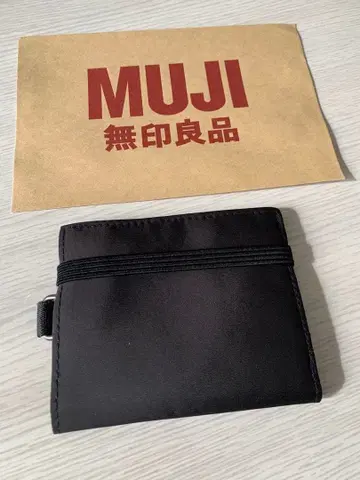새상품 무인양품 MUJI 트래블 월렛 여행 지갑 블랙