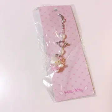 산리오 꿈꾸는 엔젤 스트랩 헬로키티 키티 천사 헤이세이