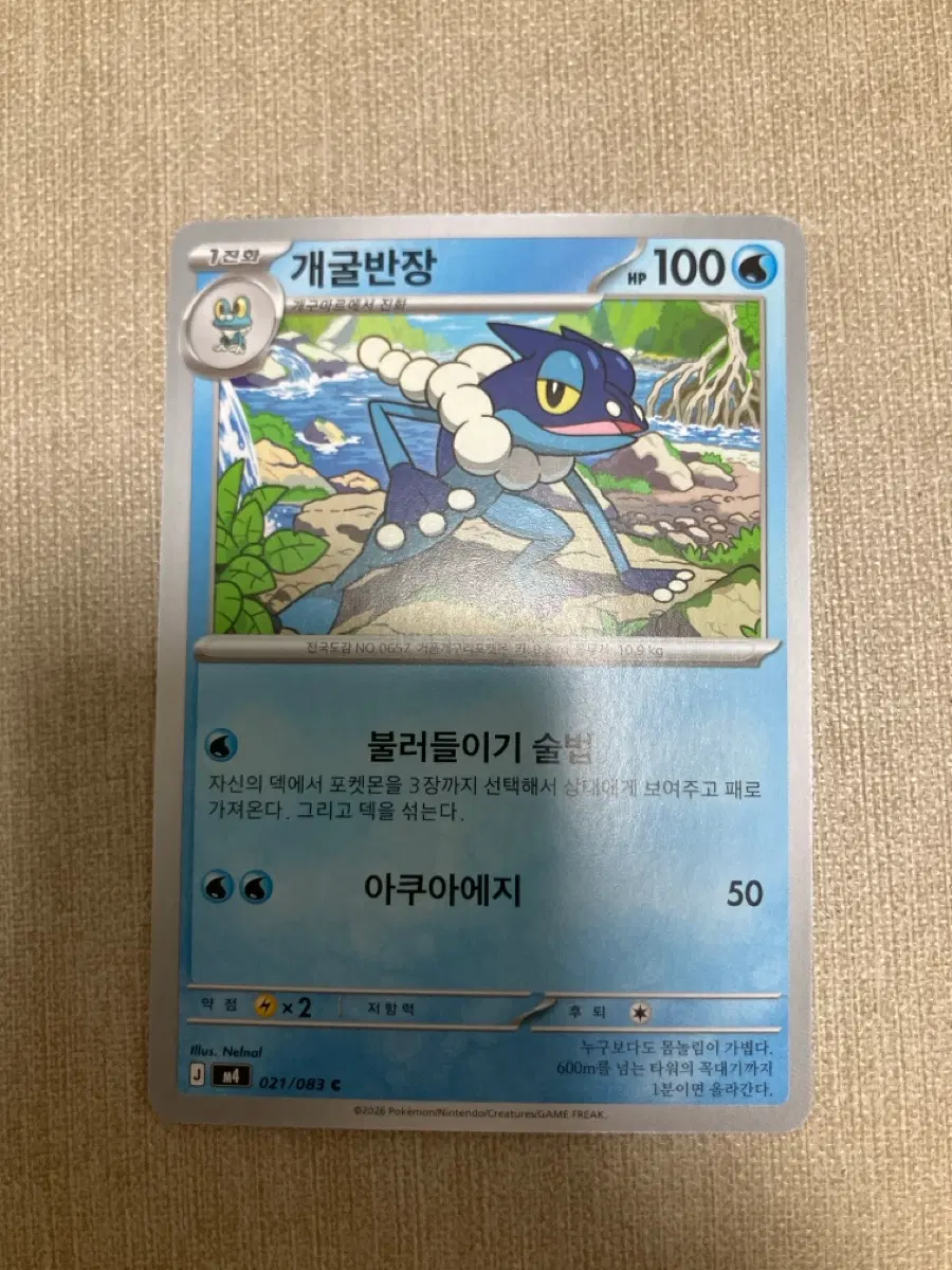 포켓몬카드 개굴반장