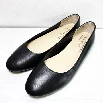 [새상품급] MARGARET HOWELL idea 23cm 플랫슈즈 블랙