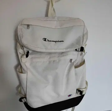 Champion 백팩 화이트 블랙