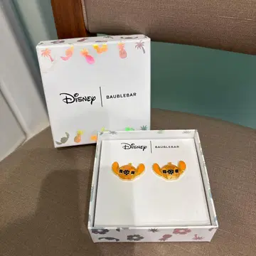 Disney BAUBLEBAR 스티치 호박 귀걸이