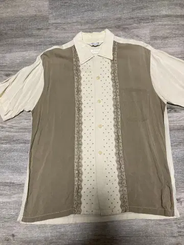 60s 빈티지 필그림 반팔 셔츠
