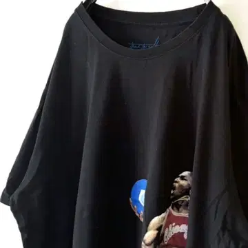 마이클 조던 시카고 불스 티셔츠 XL 블랙 구제 의류