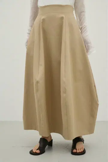 STYLEMIXER 헤임 벌룬 스커트 베이지