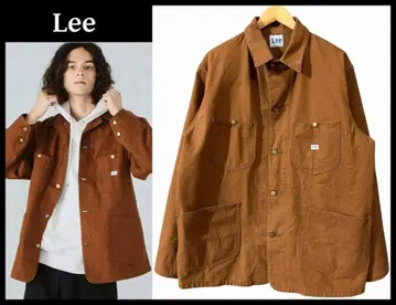 XL 새상품급 Lee 리 LT0659 브라운 덕 캔버스 커버올