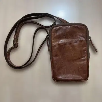 Dakota BLACK LABEL 가죽 숄더백 브라운