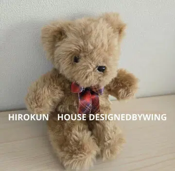 봉제 인형 베어 테디베어 쇼와 레트로 인형 곰 리본 완구