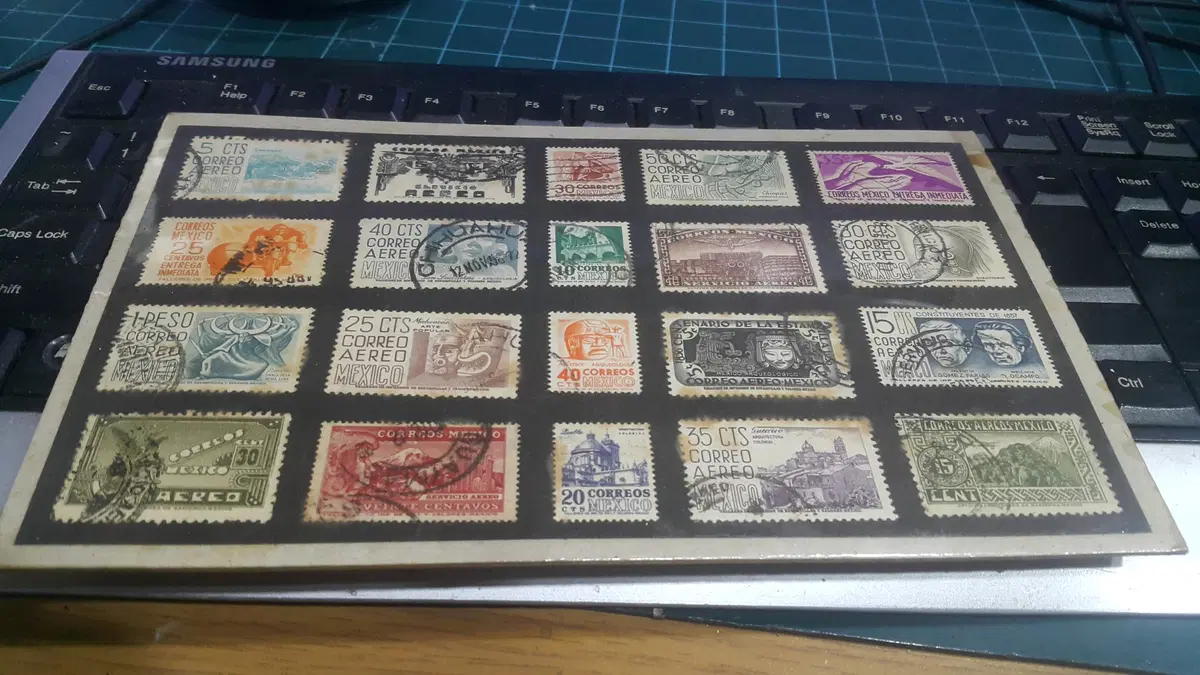 1950년대 멕시코 우표 모음