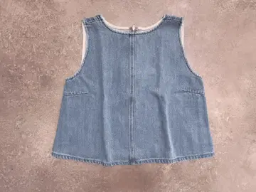 azul by moussy 감긴 데님 블라우스 S