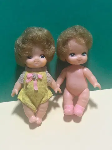 당시물 1980년대 타카라 초대 미키짱 마키짱 쌍둥이 세트 쇼와 레트로