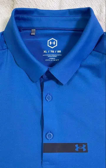 [ 새상품급 ] Under Armour 피케 셔츠 블루 XL