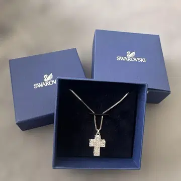 Swarovski 크로스 목걸이