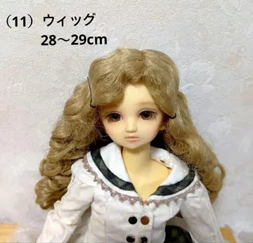 인형 가발 (11) 28~29cm 블론드 비스크돌 슈퍼돌피