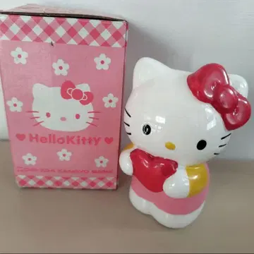헬로키티 키티 저금통 하트