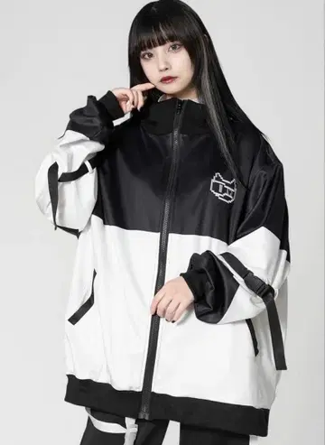 ACDC RAG 도트 고양이 저리 자켓 BK