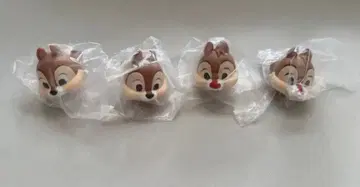 디즈니 캐릭터 패션 반지 칩 앤 데일 4세트
