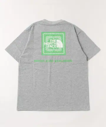THE NORTH FACE 반다나 로고 T셔츠 그레이
