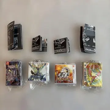포켓몬스터 30주년 미니어처 키링 4종 세트