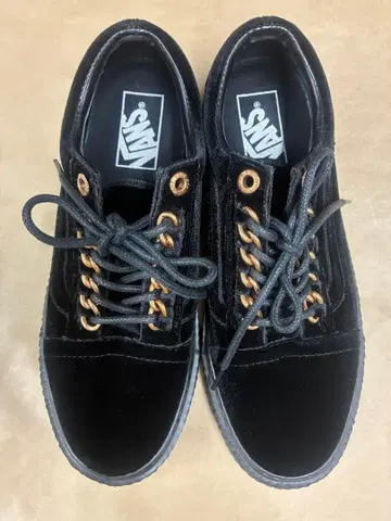 VANS 반스 올드스쿨 크리퍼 벨벳 23cm 블랙