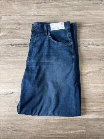 UNIQLO EZY 배럴 청바지 블루 M 사이즈