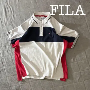 A1798 FILA 휠라 트리콜로르 컬러 피케 셔츠 L 사이즈