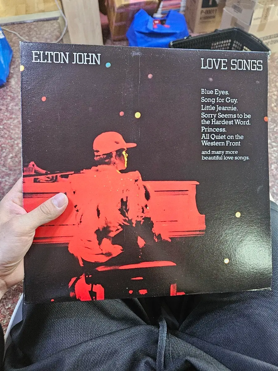 엘튼 존 Love Songs LP