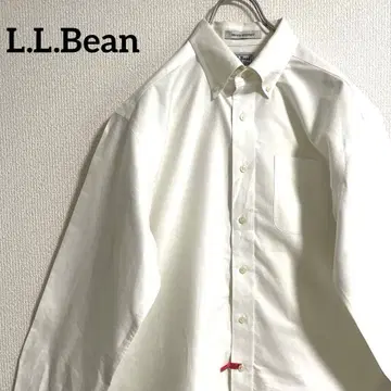 L.L.Bean 엘엘빈 긴팔 버튼 다운 셔츠 화이트 구제 의류