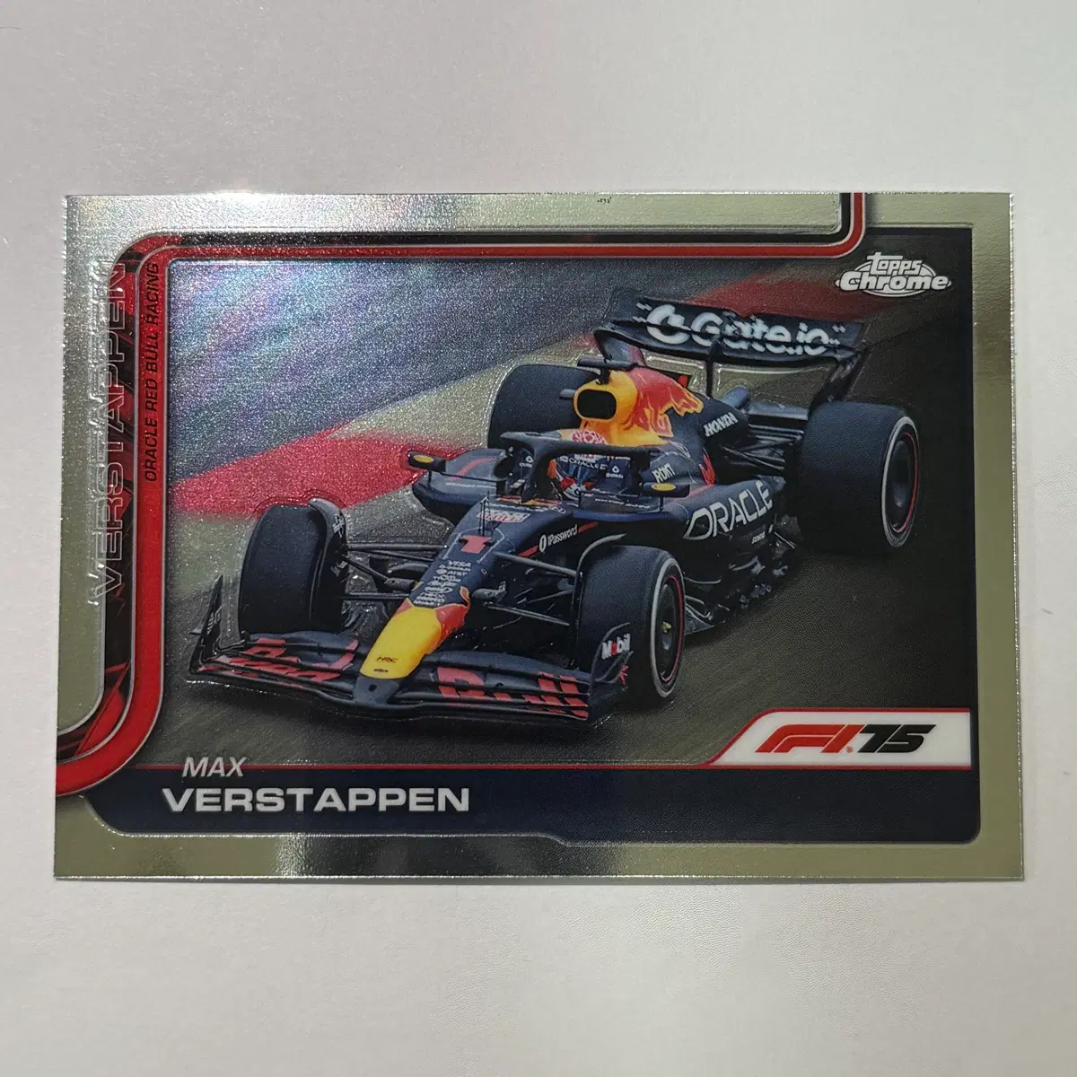 F1 막스 베르스타펜 탑스크롬 F1카드