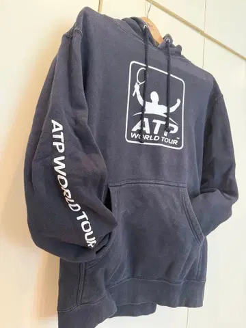 ATP World Tour 후드티 블랙 S 테니스