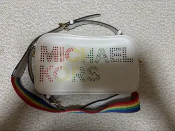 MICHAEL KORS 숄더백 화이트 레인보우